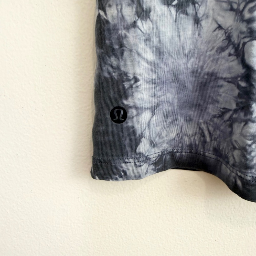 Lululemon All Yours Tee Earth Dye Stone Black Gray Tie Dye T-Shirt Estimated M - Picture 6 of 6